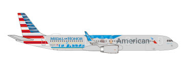 Herpa 537162 - 1:500 - American A321 Medal of Honor - N167AN